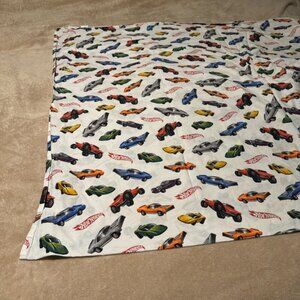 Pottery Barn Car Print Twin Size Flat Top Sheet